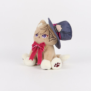 25-30CM Popular juego de dibujos animados de juguete de peluche Genshin Tighnari Furina Lyney Neuvillette figura de gato Kawaii Anime lindo muñeco de peluche regalo - Product Image 3