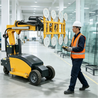 Robot de vitrage autopropulsé adaptable aux basses températures pour travaux extérieurs