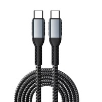 Cable de Carga Rápida PD de 100W, 5A, con E-Marker, Cable de Carga Dual Tipo C a C
