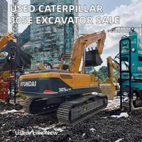 حفارة صغيرة مستعملة CAT 305 305.5E 305E بوزن 5 طن و6 طن، حفارة صغيرة مستعملة CAT 305E2 306E للبيع