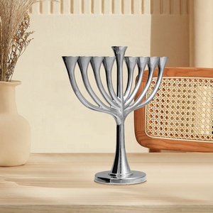 <span class=keywords><strong>Menorah</strong></span> de Hanukkah de Nueve Ramas, Candelabro Judío, Duradero, Religioso, Judaica, Serigrafiado, Color Personalizable - Product Image 5