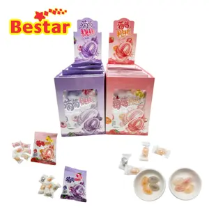 New Item Wholesale Hard Candy Grape Flavor Hard Candy Mix With Peach Flavor Popular Hard Candy