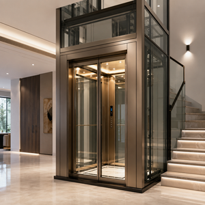 Ascenseur domestique pour 2 étages - Montes-escaliers compacts, ascenseur intelligent pour l'intérieur et l'extérieur avec moteur à traction - Product Image 4