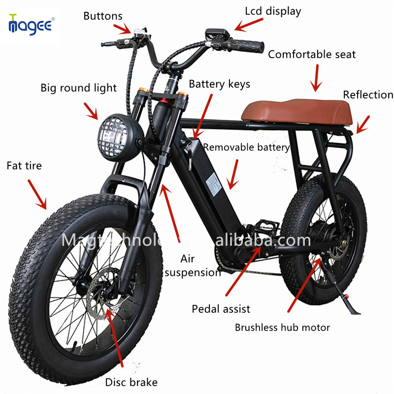 チョッパー型 ebike 電動自転車 24 インチ E チョッパー自転車