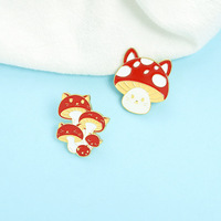 Personnalisé mignon chapeau de dessin animé broche revers épingle badge métal kawaii guitare méchant champignon épingle en émail