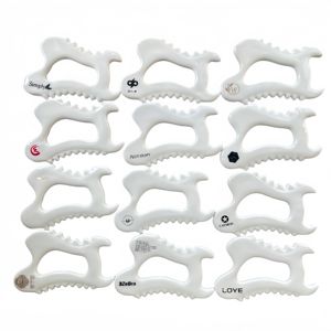 Masajeador facial de cerámica Gua Sha de Corea del Sur, placa de desguace facial Universal, técnica tallada, diseño grabado, artesanías de piedra - Product Image 1