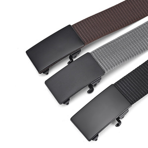Cinturón táctico ajustable para hombre, lona con piel <span class=keywords><strong>de</strong></span> <span class=keywords><strong>vaca</strong></span>, hebilla automática <span class=keywords><strong>de</strong></span> aleación <span class=keywords><strong>de</strong></span> Metal, precio barato <span class=keywords><strong>de</strong></span> fabricación - Product Image 4