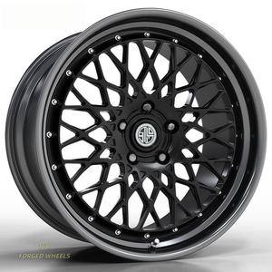 168 moyeux de roue de voiture de tourisme en alliage d'aluminium forgé léger à deux pièces personnalisés pour Mercedes-Benz W140 W126 <span class=keywords><strong>BMW</strong></span> <span class=keywords><strong>E38</strong></span> E39 Audi - Product Image 2