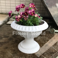Pots en plastique élégants européens, vase à fleurs en colonne, centre de table de mariage, supports à fleurs en pilier, jardinière de porche, décoration de la maison