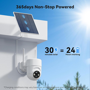 Cámara de Seguridad UBOX 2K 3MP con Visión Nocturna a Color, Cámara WiFi para Exteriores, PTZ <span class=keywords><strong>360</strong></span>°, Alarma de Movimiento, Almacenamiento en la Nube y SD - Product Image 2