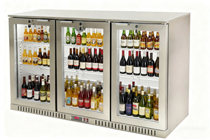 Three glass door stainless steel built-in gas CNC multi zone household and commercial indoor and outdoor bar counter cabinet - Product Image 6