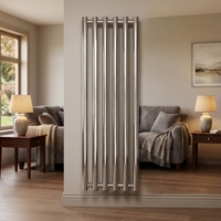 Radiateur vertical sur mesure, économe en énergie, installation facile, design mural flexible pour salle de bain moderne, OEM à vendre