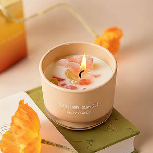 ODIS - Juego de Velas Aromáticas de Soja con Aroma a Rosas, 8 oz, 250 g, de Larga Duración, en Frasco de Vidrio, con Logotipo Personalizado al por Mayor, para Hoteles, Regalo de Lujo - Product Image 4