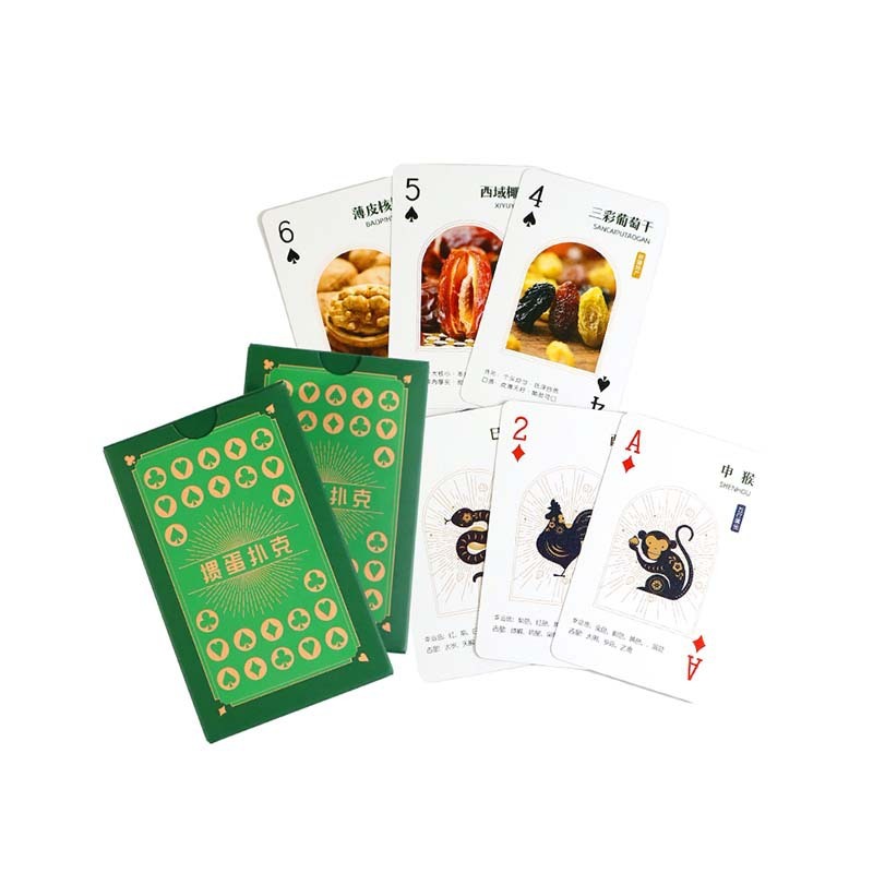 Custom-made Guandan playing cards based on provided images