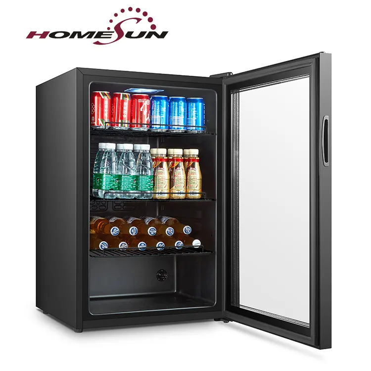 Изготовленные на заказ с одной дверью Настольный холодильник для напитков охлаждаемый прилавок-витрина