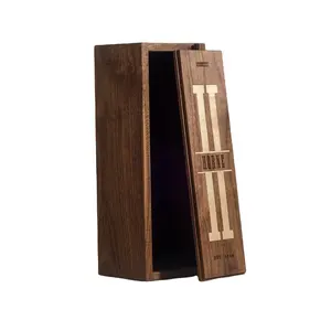 कस्टम थोक व्यक्तिगत डिजाइन रिक्त लकड़ी शराब बक्से थोक लकड़ी शराब बक्से