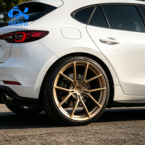 Rines de Aleación de Aluminio Forjado con Acabado Bronce para Autos de Pasajeros, 5x114.3 5x120, 17 18 19 20 24 Pulgadas, para BMW F30, <span class=keywords><strong>Rolls</strong></span> <span class=keywords><strong>Royce</strong></span> - Product Image 3