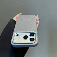 Coque de téléphone rigide 2-en-1 en TPU et PC avec protection anti-chute pour iPhone 15 Pro Max, 17 Air, 16 Plus et chargeur sans fil, protection de l'appareil photo