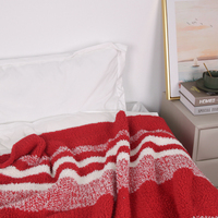 Quelle fabrik 100 % mikrofaser Überwurfdecken benutzerdefinierte decken gestrickt erwachsene decken für das bett