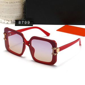 Gafas de sol con montura cuadrada a la moda, gafas de sol personalizadas de diseñador de marca de lujo <span class=keywords><strong>2022</strong></span> <span class=keywords><strong>para</strong></span> <span class=keywords><strong>mujer</strong></span>, gafas de sol clásicas modernas Uv 400 <span class=keywords><strong>para</strong></span> hombre - Product Image 2