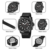 Reloj Multifuncional SKMEI 9327 con Cronómetro, Calendario, Cuarzo, Correa de Acero Inoxidable para Hombre, Estilo Antiguo, Resistente al Agua