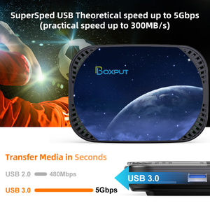 BOXPUT BP4 Amlogic S905x4 Tv Box, el Mejor Decodificador Inteligente Android 11 de <span class=keywords><strong>2022</strong></span>, 4 GB de RAM, 32 GB/64 GB de ROM, H.265, 8k, Wifi Dual de 2.4g y 5g, Bluetooth, HD <span class=keywords><strong>Tvbox</strong></span> OEM - Product Image 3