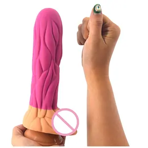 boys sex toys penis dildo faak Silicone bitter melon shape anal plug dildo for women