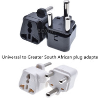 Adaptateur de voyage sud-africain à 3 broches Grand adaptateur de prise de conversion sud-africain avec CE Type M Grand rond 3 broches 15a