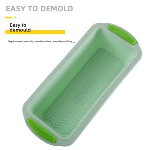 Moule à pain en silicone bicolore pour <span class=keywords><strong>Amazon</strong></span> Nouvel outil de cuisine en stock pour la cuisson et la pâtisserie Moule à gâteau coloré fait main - Product Image 3