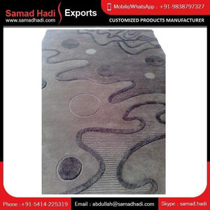 Tapis moderne en laine touffeté à la main Tapis en coton à boucles pour la maison et la prière Expédition rapide - Product Image 4