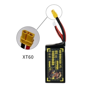 Batterie LiPo pour drone FPV UAV 1480mAh, modèle d'avion 6S 150C, batterie lithium pour avion FPV crossover - Product Image 6