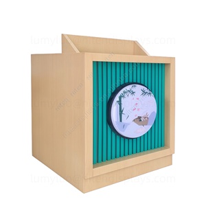 Mostrador de Exhibición Moderno de Madera para Tiendas Minoristas, Mueble de Recepción Personalizado, Puesto de Caja para Boutique - Product Image 2