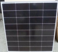 Panel Solar de Silicio Monocristalino PERC para Lámpara de Calle, Diseño de Media Celda Totalmente Negro, Panel Portátil de Carga de Energía para Exteriores