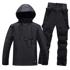Ensemble de Combinaison de Ski Unisexe pour Femmes et Hommes, Veste Imperméable et Pantalon à Bretelles Isolés, <span class=keywords><strong>Tenue</strong></span> d'Hiver pour le Ski et le Snowboard - Product Image 5
