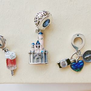 Breloques en argent sterling 925 certifiées GDTC HaYa PAN-45 de style Ipan pour la fabrication de bijoux, bracelets à breloques unisexes - Product Image 6