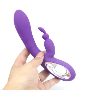批发双头振动女性硅胶g点阴道紫兔7频振动器Ciltor刺激女性性玩具