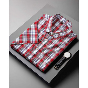 RNSHANGER 5XL 6XL 7XL 8XL 10XL <span class=keywords><strong>camicie</strong></span> <span class=keywords><strong>taglie</strong></span> <span class=keywords><strong>forti</strong></span> moda stile classico Casual in cotone comoda camicia a <span class=keywords><strong>maniche</strong></span> <span class=keywords><strong>corte</strong></span> a quadri - Product Image 4