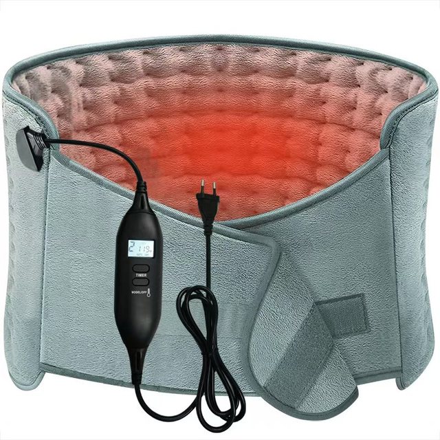 Winter Electric Heated Waist Belt - Portable Lumbar & Hand Warmer for Lower Back Comfort