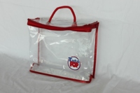Sac d'emballage pour drap de lit, tissu pour rideau, sac d'emballage en plastique transparent, anti-poussière et anti-salissure, sac à fermeture éclair avec impression