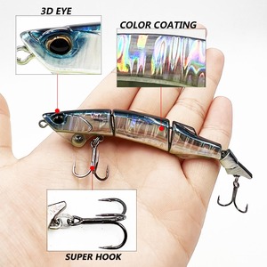 Alpha <span class=keywords><strong>Savage</strong></span> <span class=keywords><strong>Gear</strong></span> Esca Artificiale 3D Rigida per Luccio - Materiale ABS Stampato per Pesca in Acqua Salata, per Fiumi/Laghi/Corsi d'Acqua e Uso Oceanico - Product Image 4