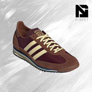 Adidas Wmns Sl72 Og 'preloved Brown' Chaussures de skate rétro rayées à lacets à bout rond pour la marche décontractée - Product Image 2