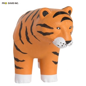 Hot - Selling Jungle Tiger Pu Foam Stress <b>Ball</b> Customization Toys - Product Image 4