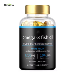 Complément alimentaire d'huile de poisson oméga 3 en gélules molles, capsules d'huile de poisson, gélules molles d'huile de poisson, fourni par l'usine - Product Image 1