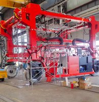 Porte-conteneurs multifonctionnel sur pneus en caoutchouc RTG 20, 25, 40 tonnes, grues portiques à portique, moteur 35 tonnes à vendre