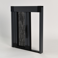 Moustiquaire pliante en aluminium, profil sans piste, moustiquaire de porte, moustiquaire de porte plissée, maille de mouche
