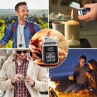 Nouveau briquet électronique sans flamme rechargeable par USB pour cigarette