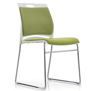 Tất cả nhựa trắng nóng bán mạ điện rắn thép Ghế nhựa thăm ghế cho phòng đáp ứng - Product Image 1