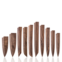 Funda Magnética para Cuchillos de Sushi y Sashimi Grandsharp, Funda de Madera de Nogal para Cuchillos de Salmón, Protector de Hoja de Madera Saya