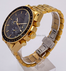 Đồng hồ thạch anh vàng Nam bán buôn với chức năng hiển thị ngày Chronograph chấp nhận Đồng Hồ Hợp Kim Nam tùy chỉnh - Product Image 2