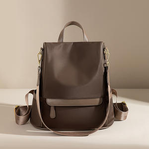 Sac à dos antivol pour femme, nouvelle collection, très tendance, en tissu Oxford, petit sac d'école simple en toile avec fermeture éclair en polyester - Product Image 1